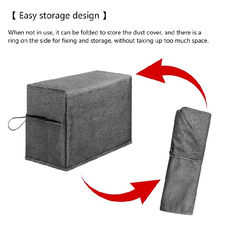 Sewing Machine Dust Cover with Storage Pocket Protective Sewing Machine Cover Dust Cover for Sewing Machine Accessories