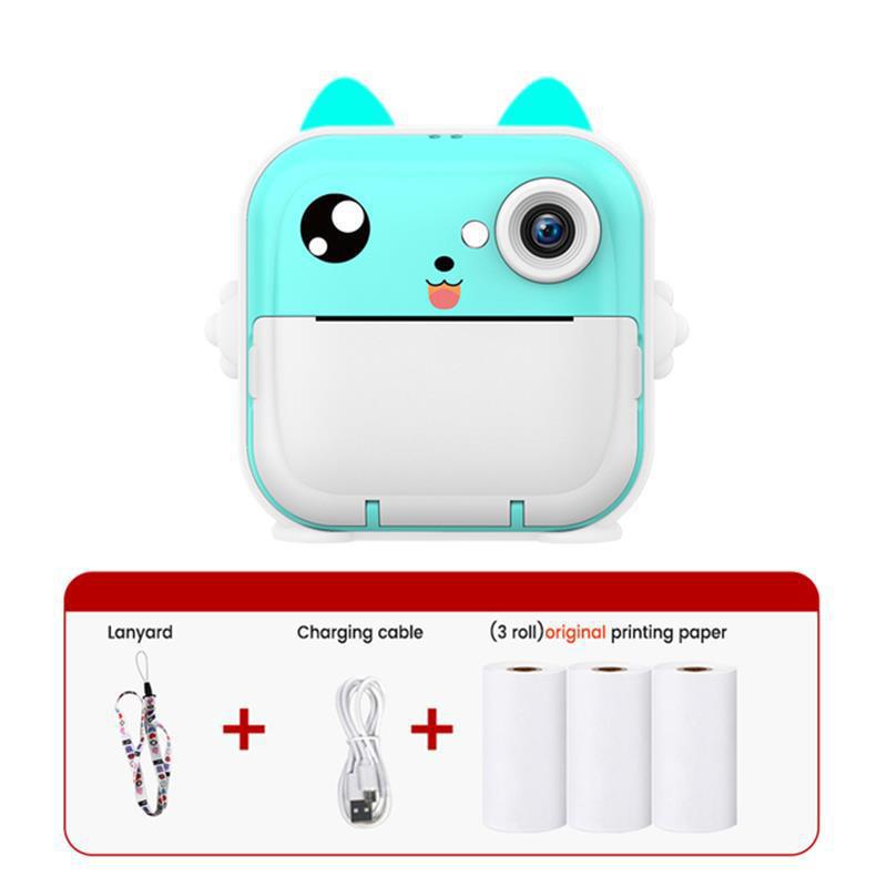 

Мини-мультяшная 1080P HD цифровая камера игрушки для детей мгновенная печать термопечатающая камера детская уличная камера игрушка подарки на день рождения