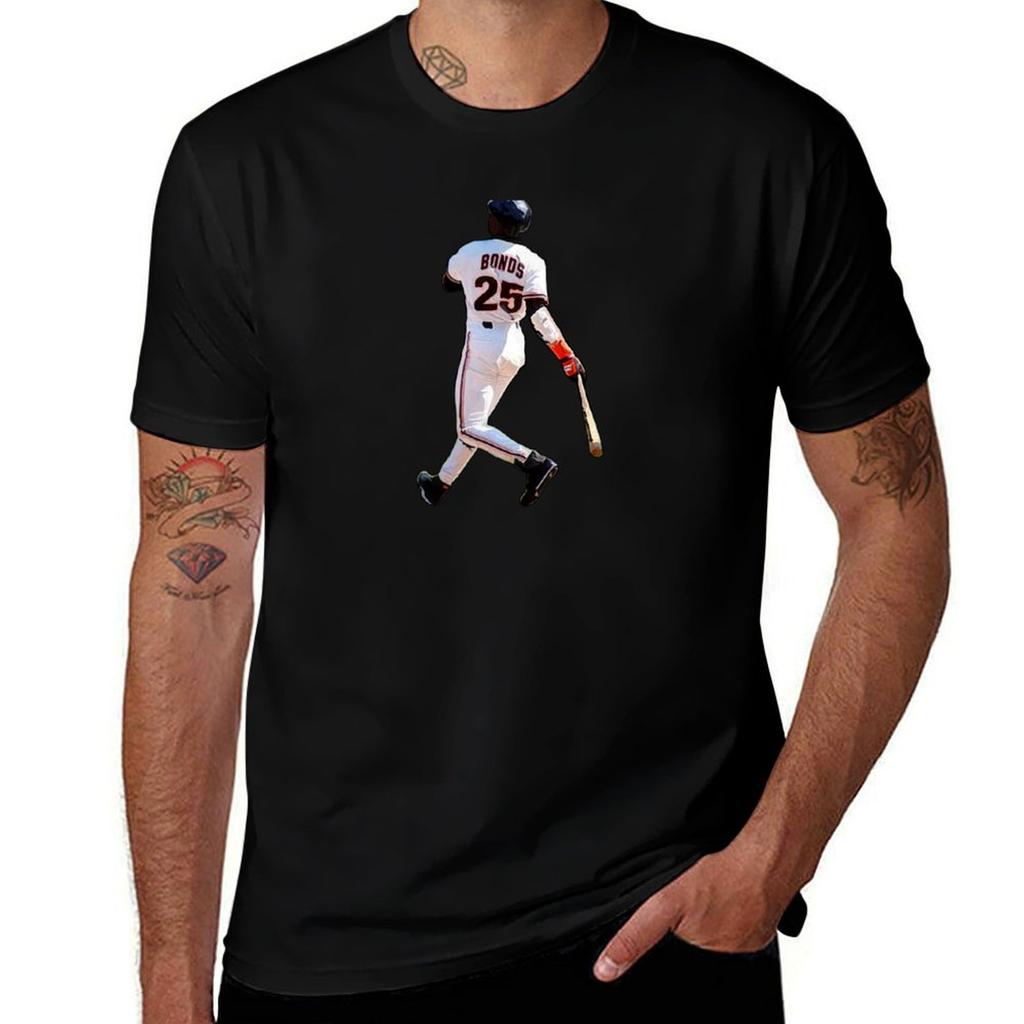 Barry Bonds 25 Tshirt Regular Fit Plain Tee Shirt