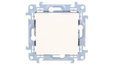 Simon 10 Universal Switch - Staircase Without Pictogram (Module) 10 Ax, 250 V~, Quick Connectors White Cw6C.01/X/11