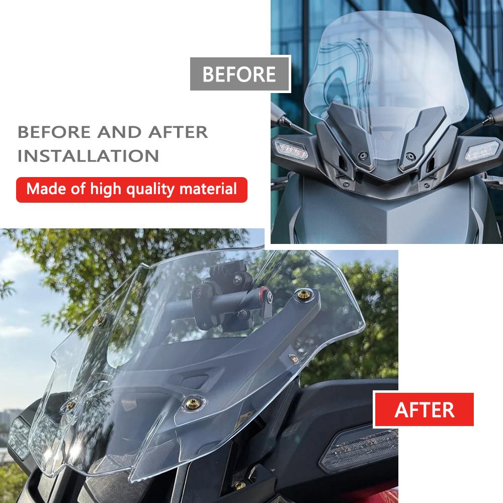 Motorcycle Sports Windshield Windscreen Wind Shield Deflectors For Yamaha XMAX300 X-MAX300 XMAX 300 X Max 300 2025 2026