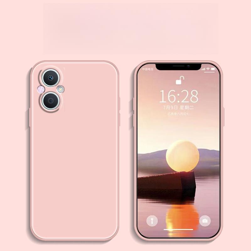 Applicable To Oppoa96 Mobile Phone Case Protection Case Liquid Soft Silicone Full-inclusive Anti-fall Case for Men and Women
