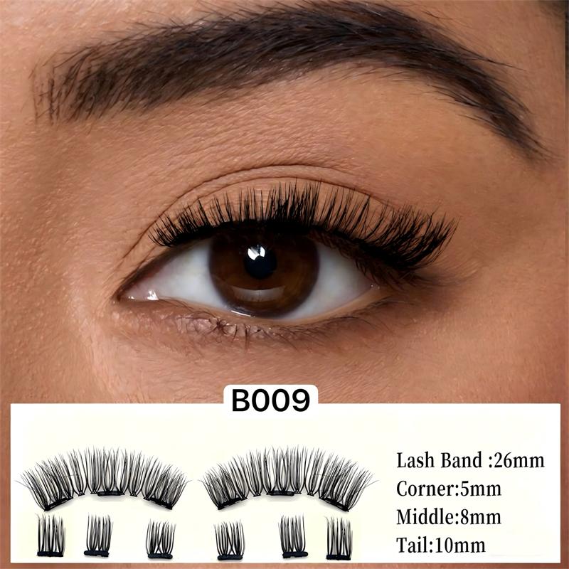 Private Label 3D Lash Factory Nature Look New Thin Invisible Quantum Eyelash Vegan Magnetic Lashes Kit No Liner