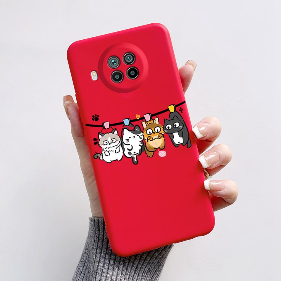 For Xiaomi Mi 10T Lite Case Cute Cat Cartoon Bear Frog Soft Silicone Back Cover For Xiaomi Mi10T 10 T Lite 5G Bumper Phone Case