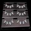 M331 White Comic Anime Character False Eyelashes for Stage and Cosplay