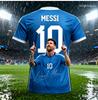 Kids Boys Summer Men Messi Football Short Sleeve T-shirt Casual Sports Jersey Street Tee Daily Training Wear