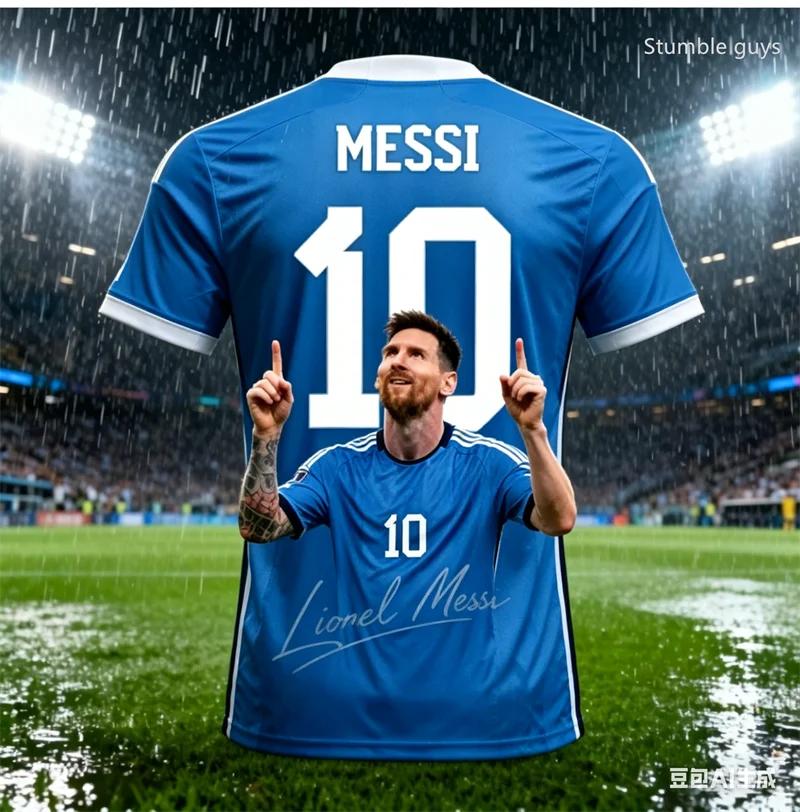 Kids Boys Summer Men Messi Football Short Sleeve T-shirt Casual Sports Jersey Street Tee Daily Training Wear
