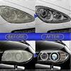 180ml Headlight Restoration Polish Kit - No Sanding Anti-Yellowing Cleaner for Foggy Scratched Plastic Lens