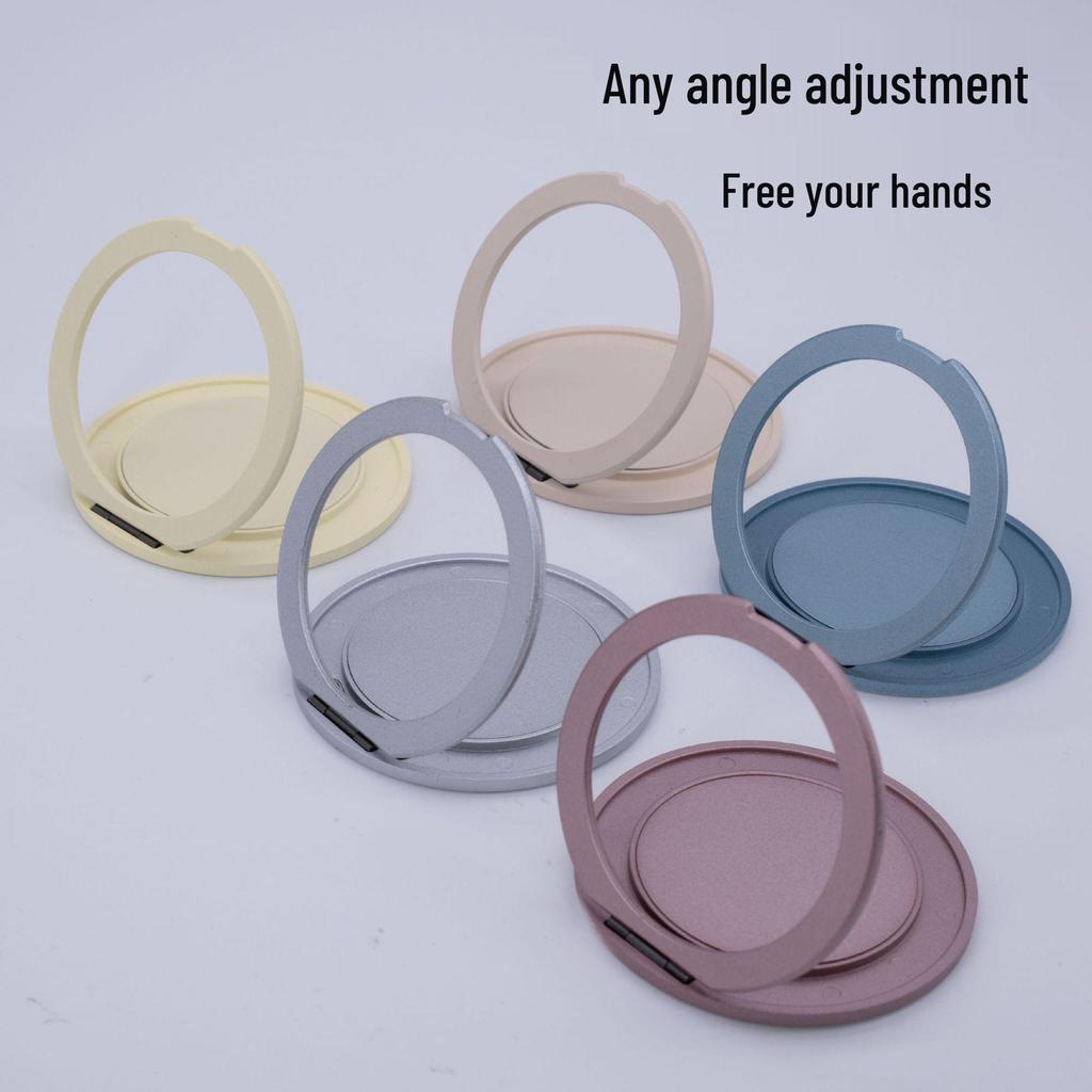 Zinc Alloy 360° Rotating Lightweight Phone Stand with Case Back Sticker