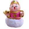 Fortune God Solar Ornament: Left-Right Swinging Wealth Attractor, New Year Cash Register Gift