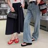 Su Yinyin Has a New Pair for Everyone In Summer~ Stepping On Shit, Beach Vacation Thick-soled Flip-flops for Women's Sandals