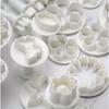 33 Pieces/set Plunger Cutter Fondant Cutter Cake Cookie Mold DIY 3D Handmade Decoration Tools Baking Supplies Mold