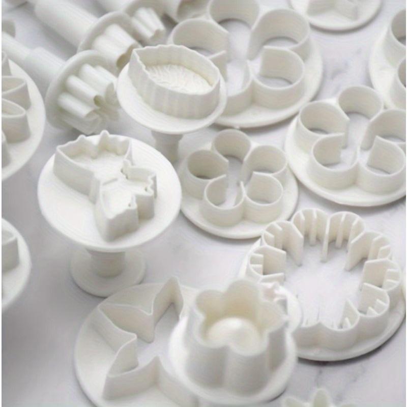 33 Pieces/set Plunger Cutter Fondant Cutter Cake Cookie Mold DIY 3D Handmade Decoration Tools Baking Supplies Mold