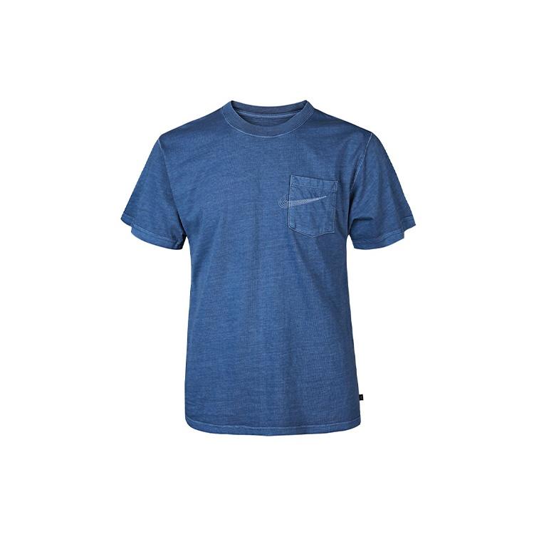 Nike AS M NK SB Tee PKT Round Neck Short Sleeve Navy Blue Men s CW1467-469 XXL