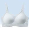 Red Seamless Push-Up Underwear for Women with Large Breasts - Comfortable Jelly Fixed Cup, Year of the Dog 2026 Edition