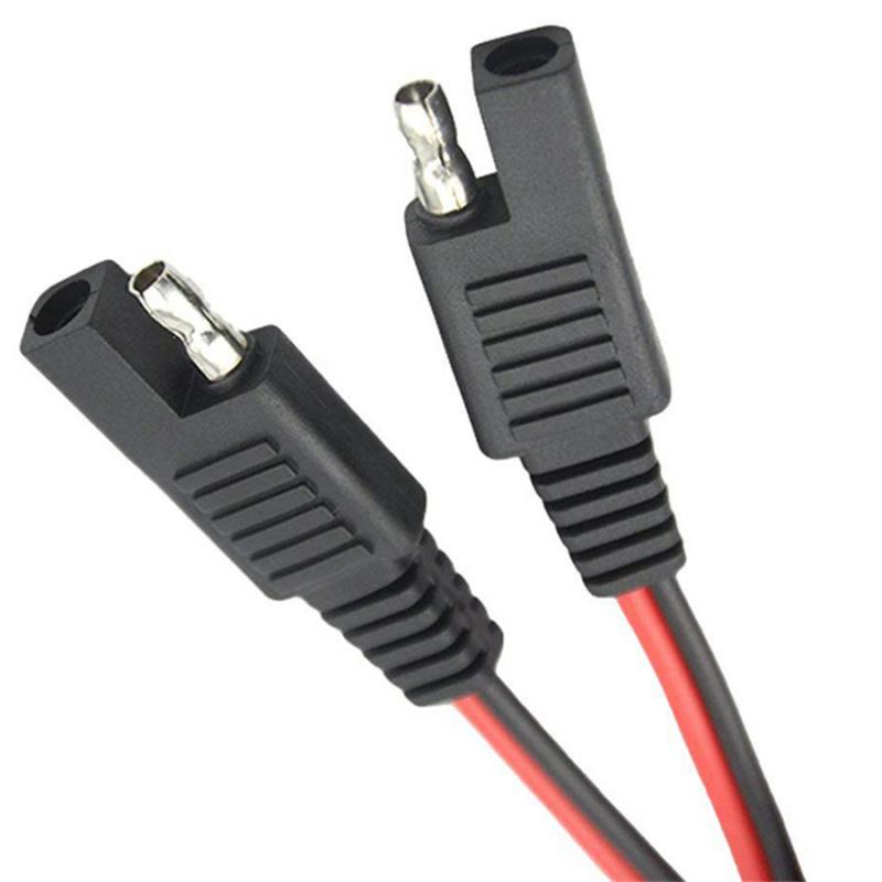 10 Pcs Motorbike 18 Gauge 2-Pin Quick Disconnect Wire Harness Sae Connector Kit
