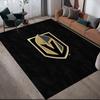 Vegas Golden Knights2 Flannel Pattern Square Carpet,Area Rug,Carpet Rug for Living Room Bedroom Sofa Playroom Decor,Non-slip Floor Mat