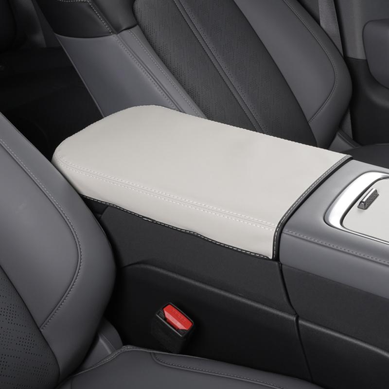 For ZEEKR 7X 2025+ Centre Console Armrest Cover Leather Armrest Protector Anti-Slip Scratch-Resistant Interior Car Accessories