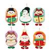 Water Absorption Santa Claus Hand Towel Coral Fleece Cleaning Dishcloths  Kitchen Bathroom
