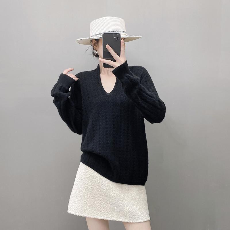 Qinghe 100% Pure Cashmere Women's Sweater - Ultra Soft Luxury Winter Pullover