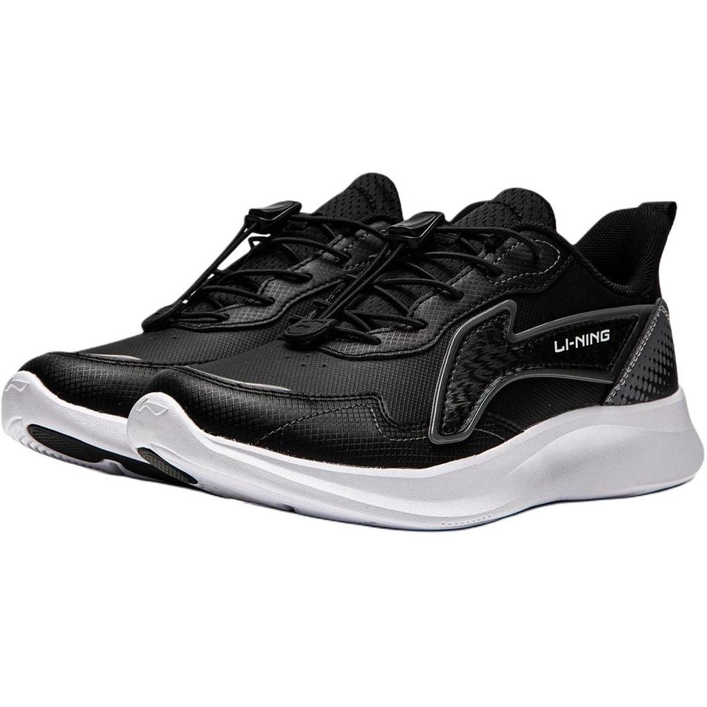 Li Ning Kids Ling Yue 5 Sports Lifestyle Series Comfortable Versatile Durable Low-Top Casual Shoes Men Casual Shoes Black YKCU116-19