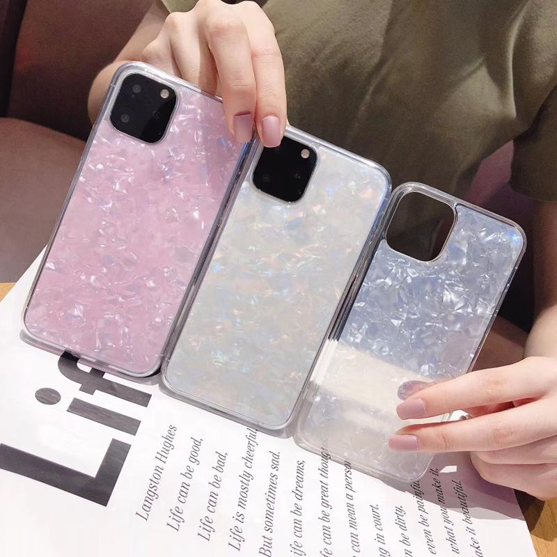 Bling Glitter Dream Shell Soft Silicone Phone Case For iPhone 13 12 11 Pro Max Mini X XR XS Max 8 7 6s 6 Plus SE Shockproof TPU Back Cover Funda Coque