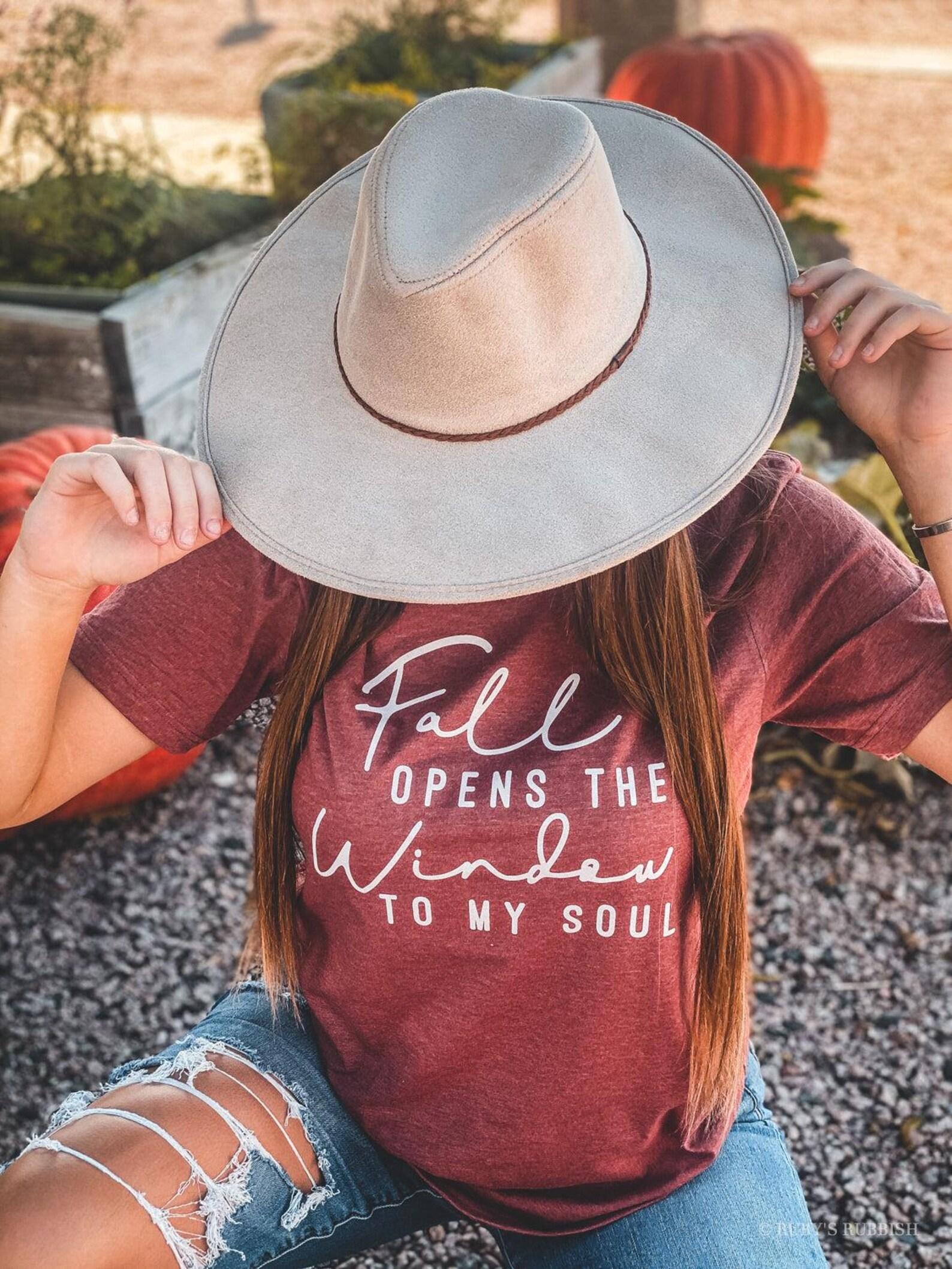 Fall Opens the Window to My Soul | Seasonal T-Shirt | Ruby s Rubbish® 3XL