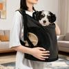 Bequemer Haustier-Brustrucksack Mit Belüftetem Design Sichere Katzentransporttasche Fronttragetasche Für Outdoor-Abenteuer
