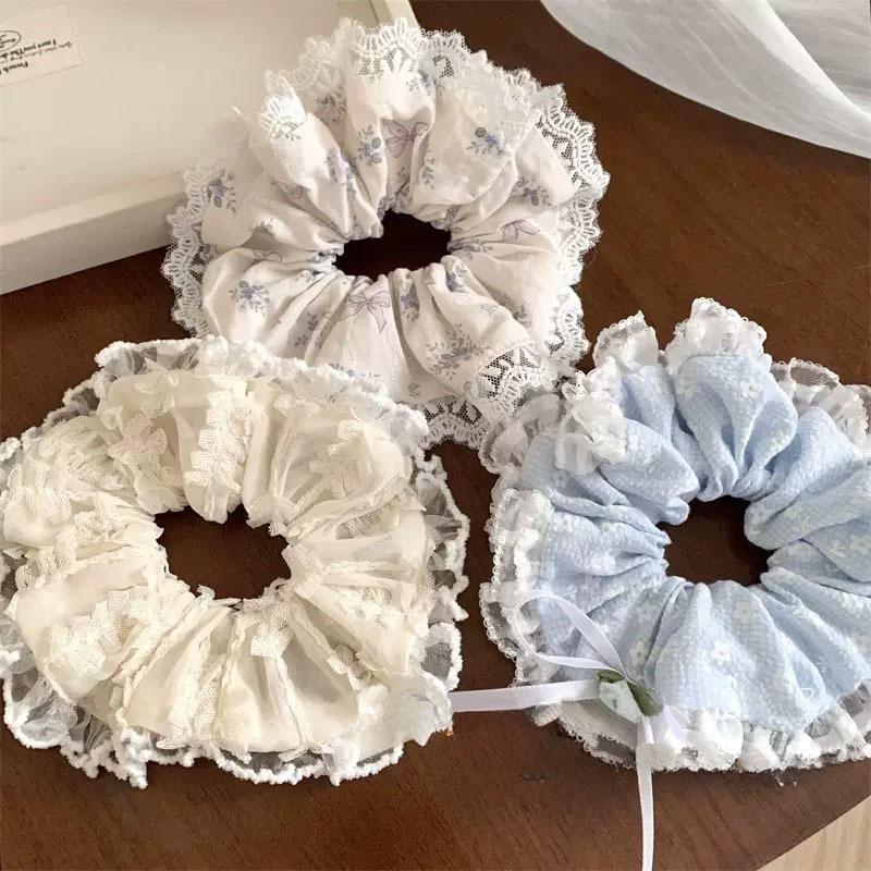 Pearl Lace Soft And Comfortable Hair Ties For Ponytail And Hair Accessories korean hair accessories