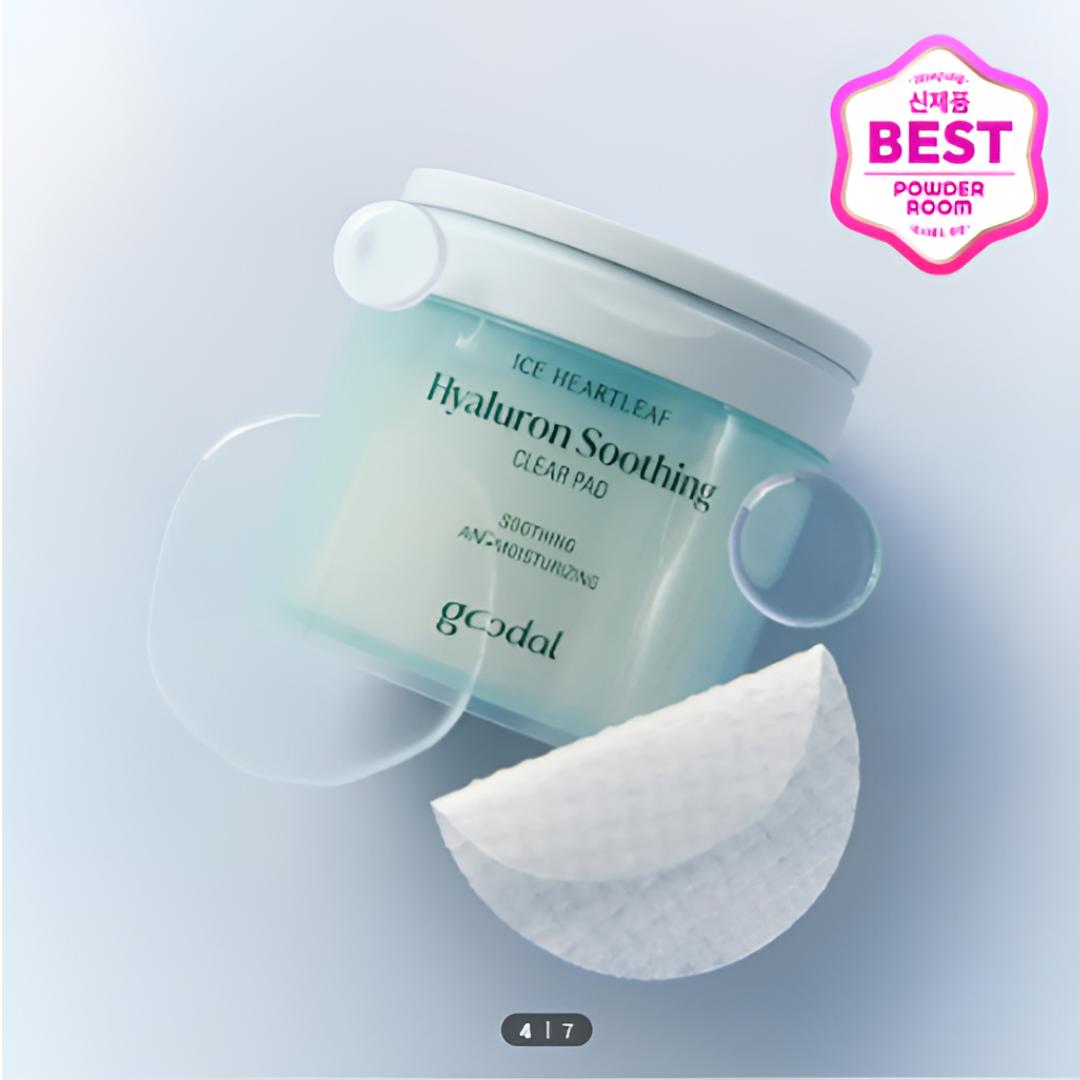 

[Goodal] Heartleaf Hyaluron Soothing Clear Pads Set 80 Pads (70 + 10)