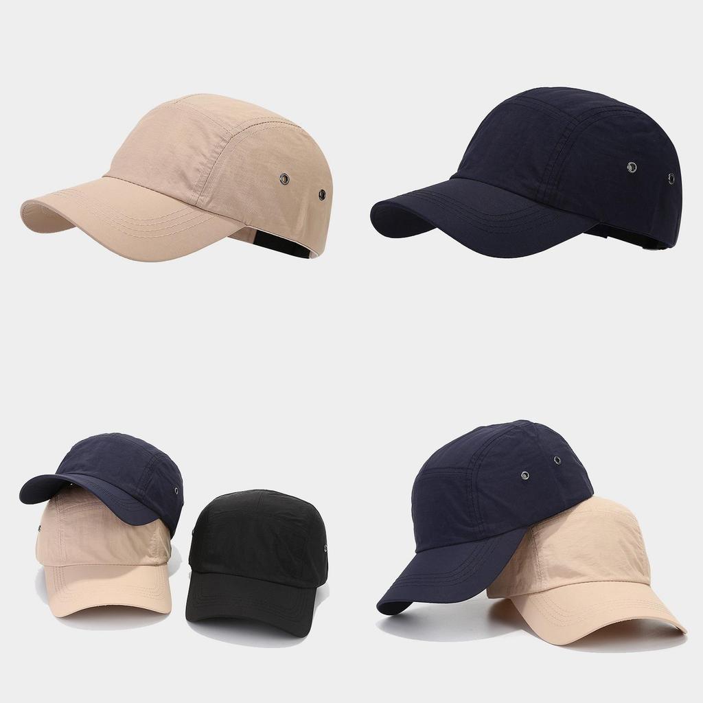 Einfarbige Baseballkappe Mit Sonnenschutz Und Atmungsaktivem Mesh Für Outdoor-Sportarten Sommerbekleidung