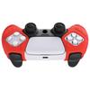 PlayVital PS5 Controller Ergonomic Soft Controller Silicone Grip Case with Thumbstick Compatible with PS5 Controller Charging Stand Edition Passion