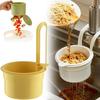 Self Cleaning Kitchen Sink Strainer Basket Press Automatic Dumping Waste Catcher Faucet Hanging Draining Basket Trash Filter