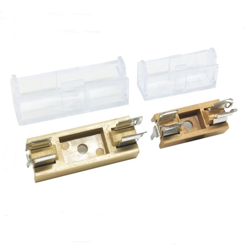10Pcs/Set 6A 10A Fuse Holder With Cover Transparent Fuse Holder  for DIY Industrial Projects