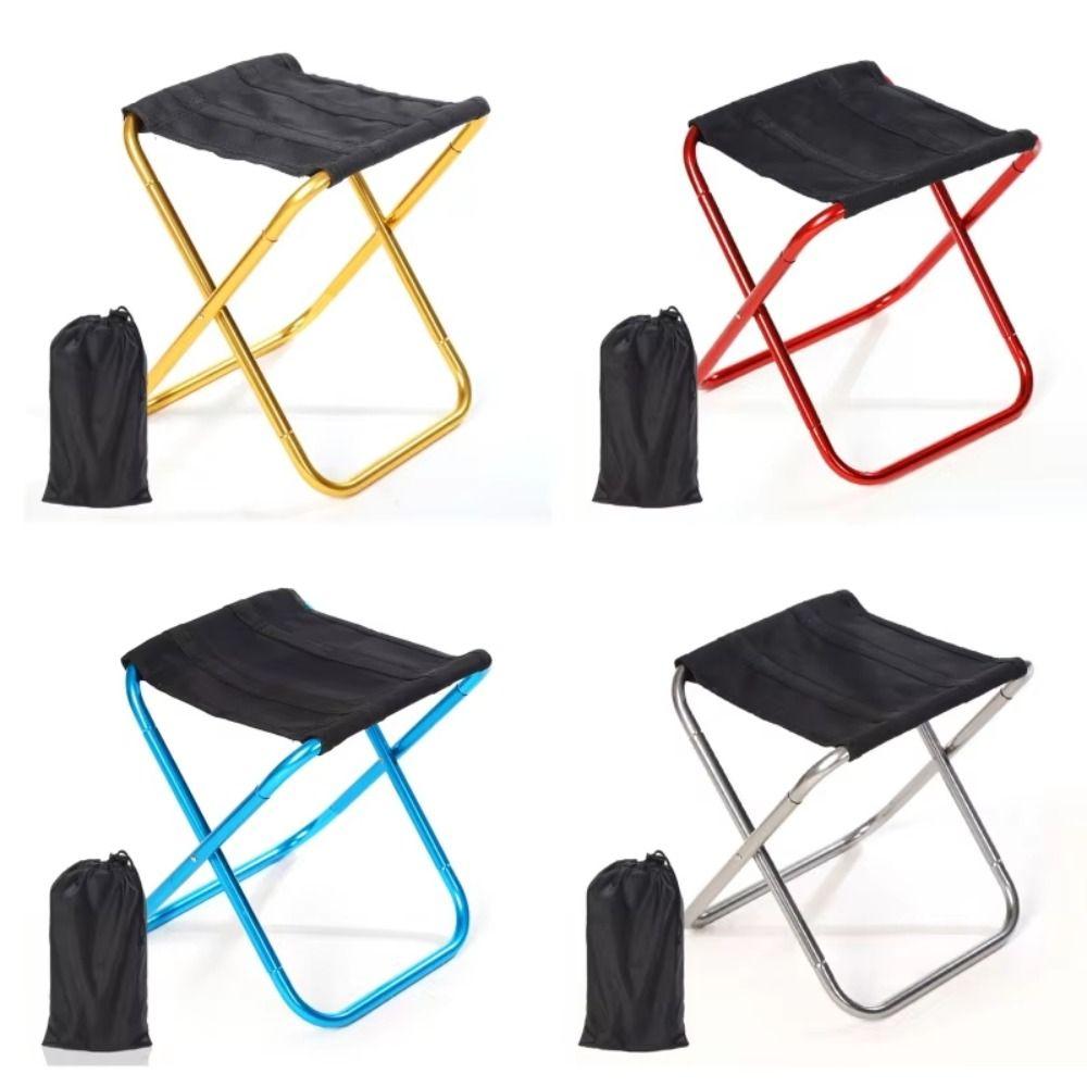 Strong Load-bearing Foldable Fishing Chair Sturdy Sports Folding Chair Folding Small Stool  Fishing