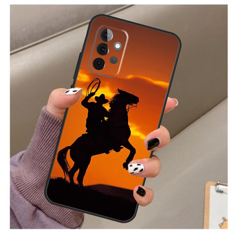 Cowboy Case For Samsung Galaxy A56 A16 A26 A36 A06 A52 A53 A33 A13 A34 A54 A14 A15 A35 A55 A22 A32