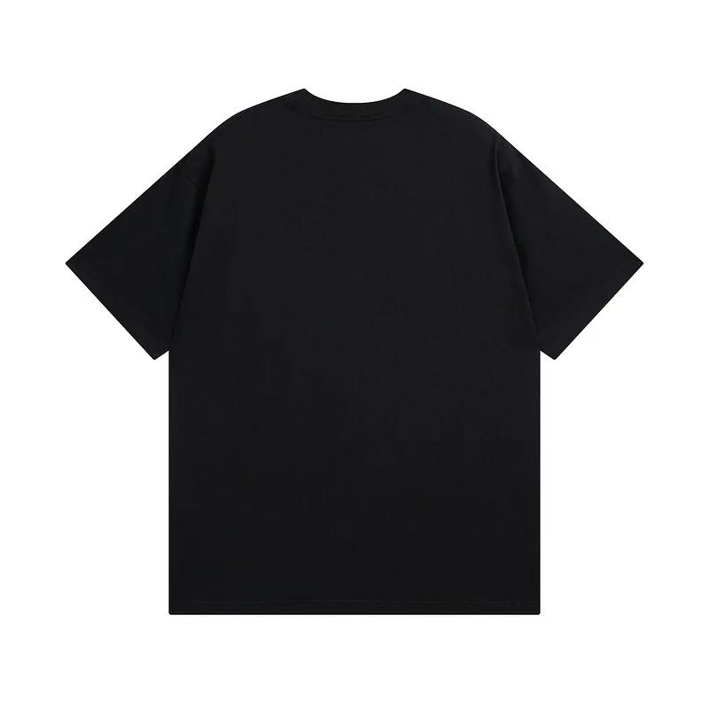 2024 Trendy Men Women Tee Summer Cotton Tshirt Oversized Short Sleeve T Shirt Luxury Brand Print T-shirt Top Clothes Streetwear