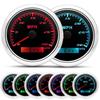 Z 30MPH 85mm Analog Pulse Speedometer Gauge with 7 Color LED Waterproof Speed Meter Pulse Signal for Car Boat Marine 12V 24V