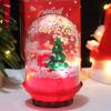 Rotating Luminous Christmas Ornament Music Box