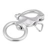2Pcs Snap Shackle Stainless Steel 316 Buckle Brace Ring Useful Tool Round Ring Shackle 76mm