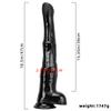 Dildo Nero con Ventosa Butt Plug Masturbatore Fisting Sex Toy Pene Grande Strap on Pene Realistico PVC Femdom Schiavo Gay