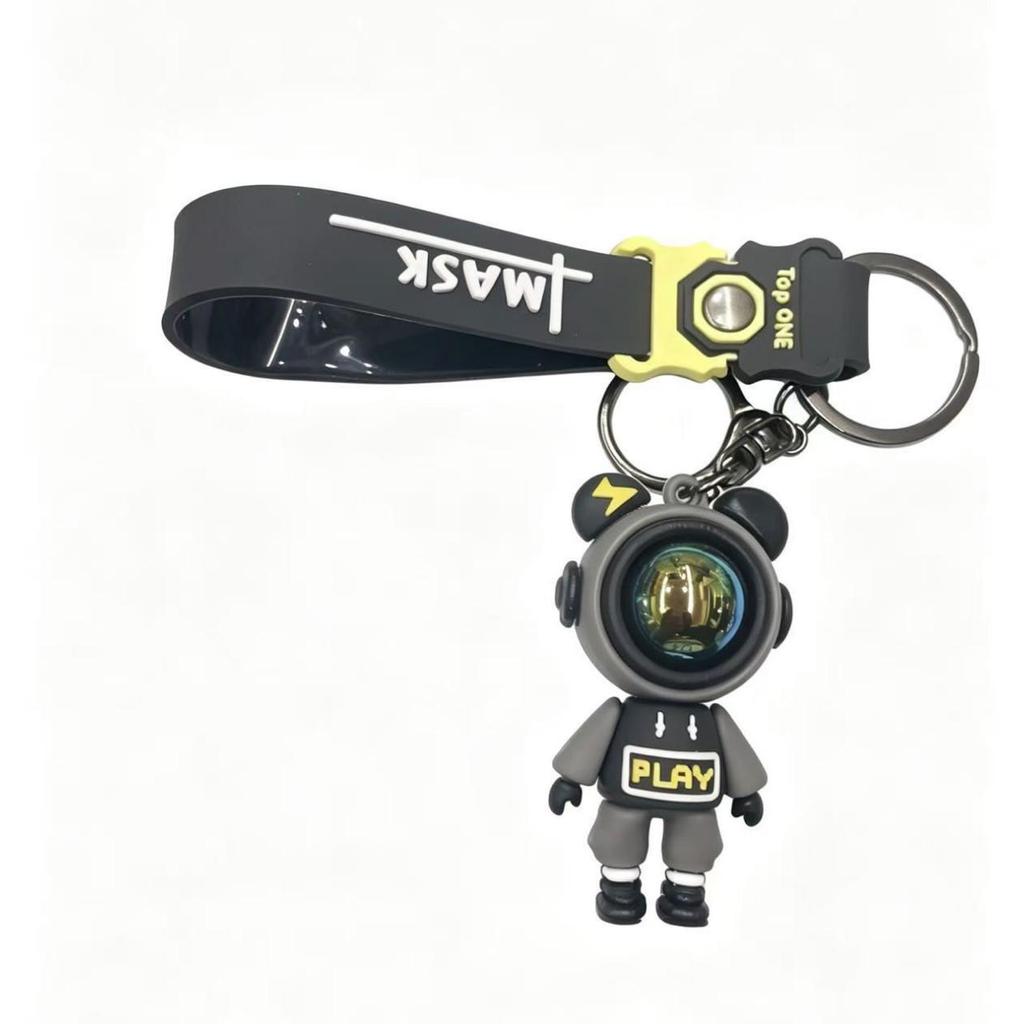 Creative Cartoon Lightning Astronaut Keychain & Backpack Pendant - Trendy Toy & Small Gift