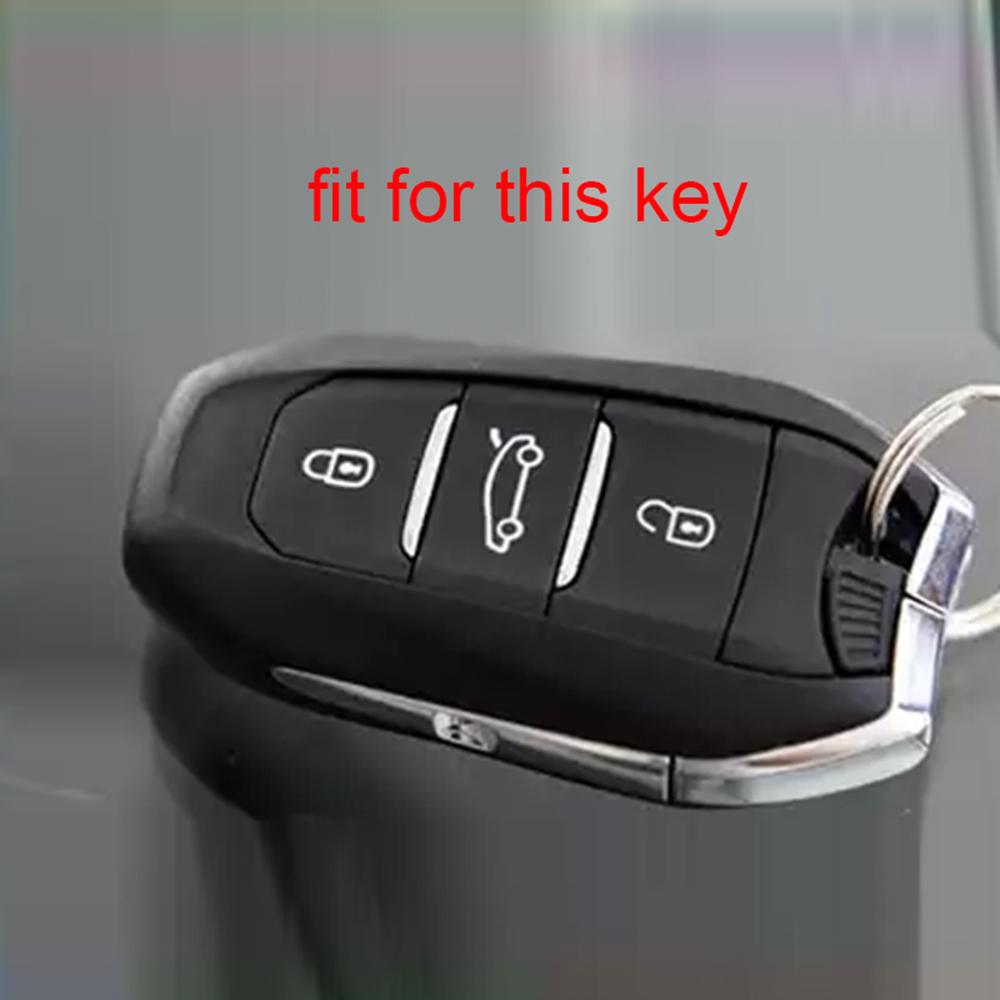Silicone Remote Car Key Cover Keychain Key Case For Citroen C3 C4 C5 For Peugeot 207 208 3008 206 308 508 2008 407 5008 301