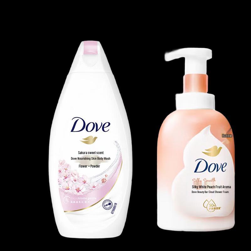 Dove Foaming & Nourishing Body Wash Set