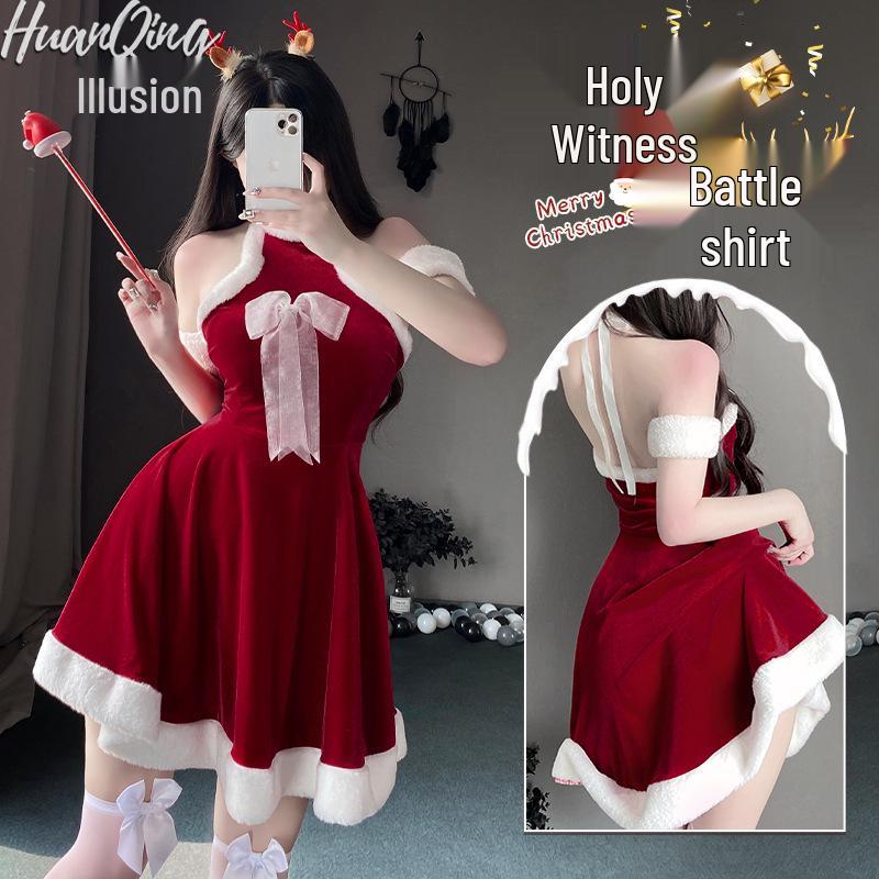 

Рождественский Костюм Оленя для Девочки - Милый Праздничный Сценический Наряд Christmas Set