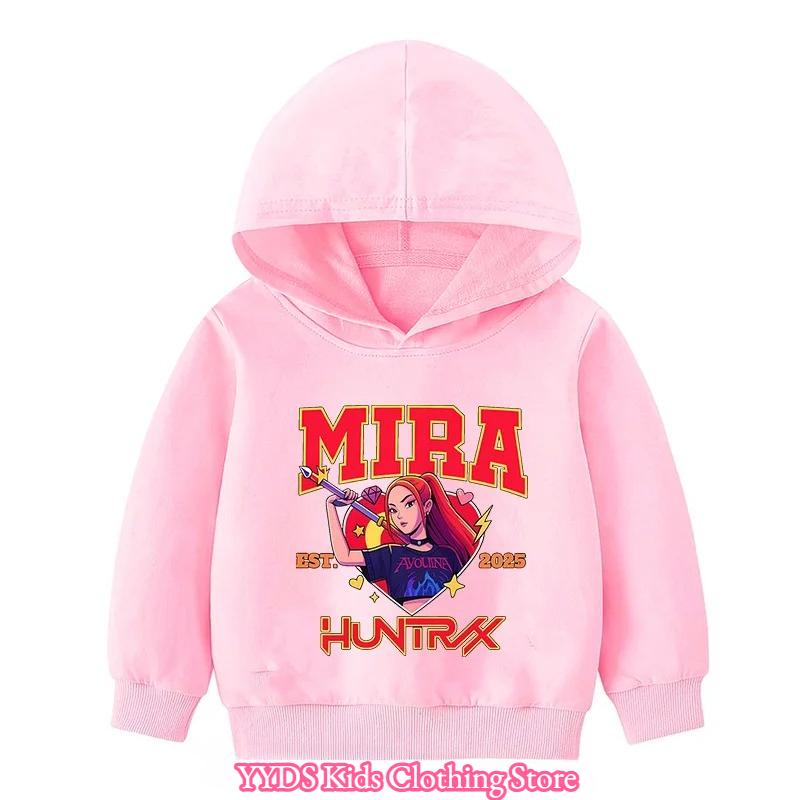 2025 Hot Kpop Dämonenjäger Kinder Charakter Kapuzenpullover Print Pullover Mädchen Herbst Hoodie Neuheiten für den Herbst