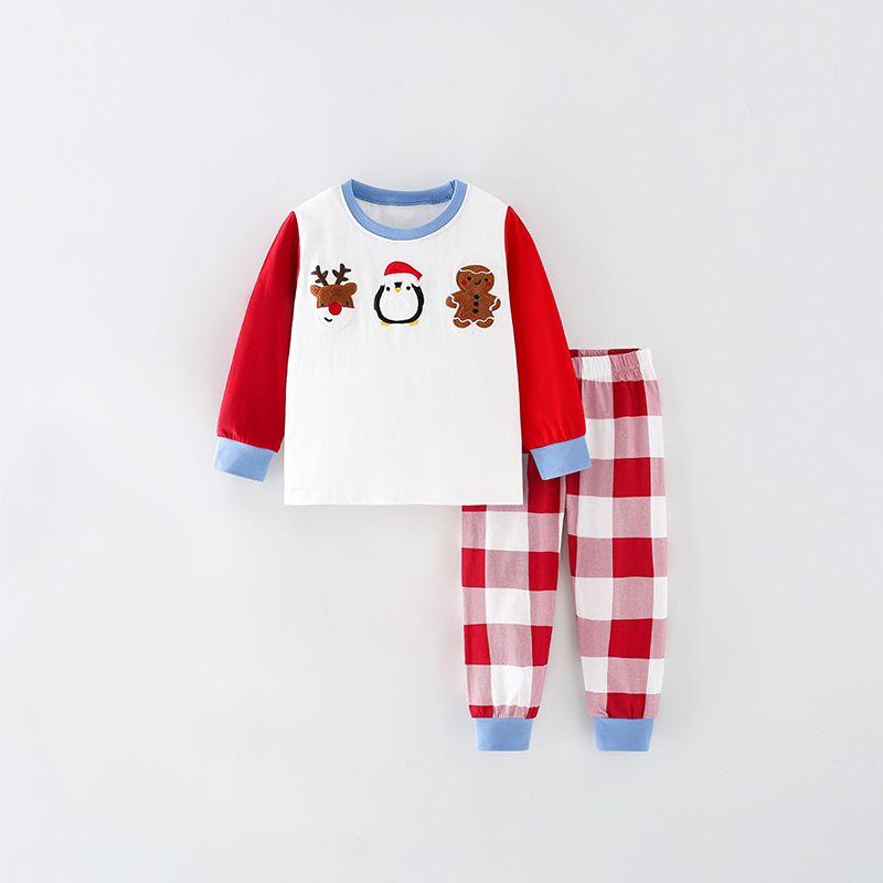 

Malwee Children s Two-Piece Suit Autumn Clothes New Arrival Fashion Little Boy Casual Stripes Plaid Pants Boys and Girls Suit 8768 140cm