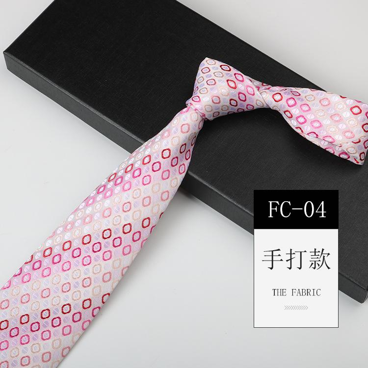 

Легкий галстук мужской, для бизнеса, банкета, фотографии, свадьбы, розово-фиолетовый костюм, рубашка, высококлассный узор, ручной стиль