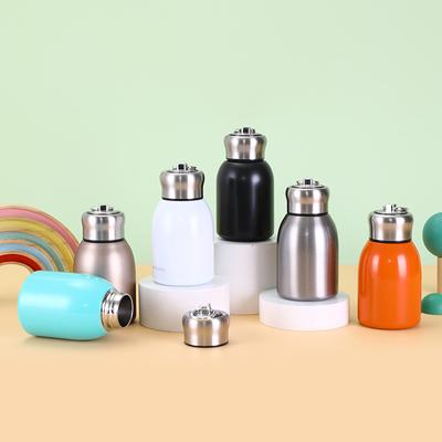 Neuer Edelstahl Kleiner Dicker Würfel Wasserbecher Tragbarer Ring Taschenbecher Doppelwandiger Vakuum Edelstahl Thermobecher