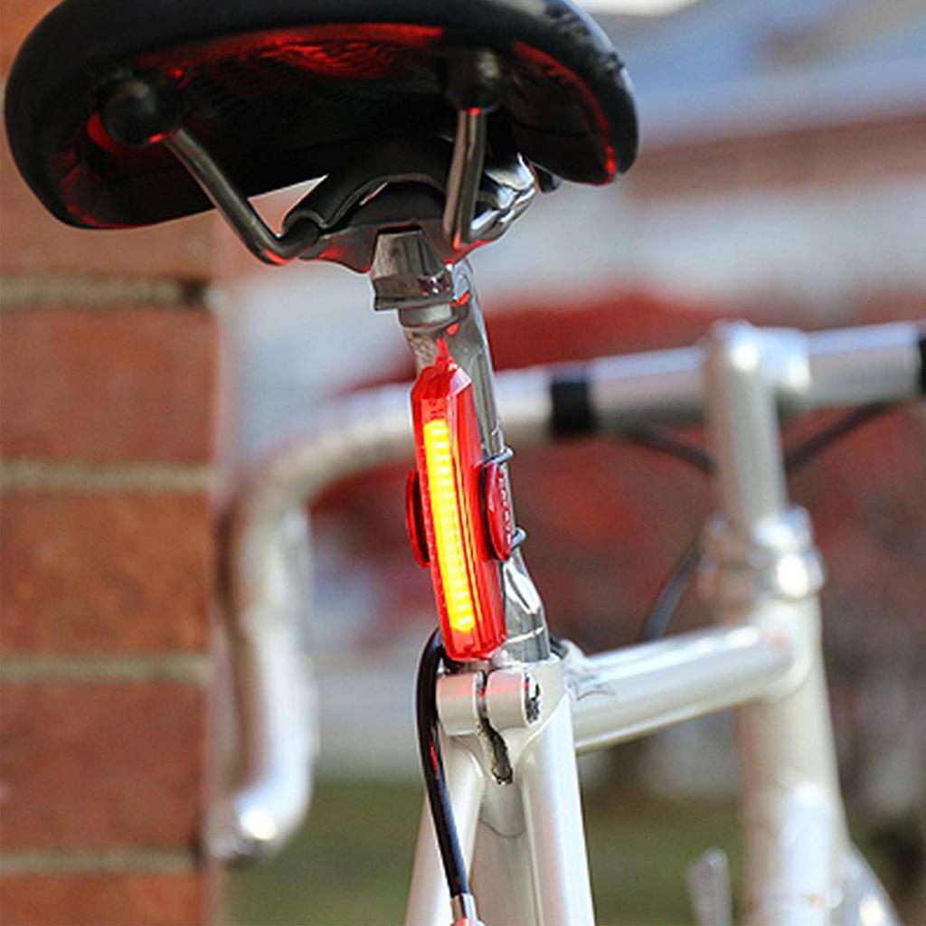 CatEye RAPID X Rücklicht für Sicherheit, USB-Licht, Wiederaufladbar, TL-LD700-R (Fahrrad Licht)